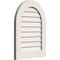 Ekena Millwork Round Top Gable Vent Non-Functional, PVC Gable Vent w/ 1" x 4" Flat Trim Frame, 16"W x 28"H GVPRT16X2801DUN - alternate 2